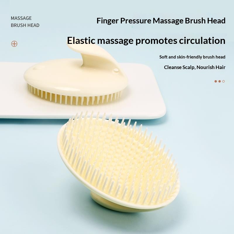 Hair Care Clinic - Soft Silicone Scalp Massager Shampoo Brush