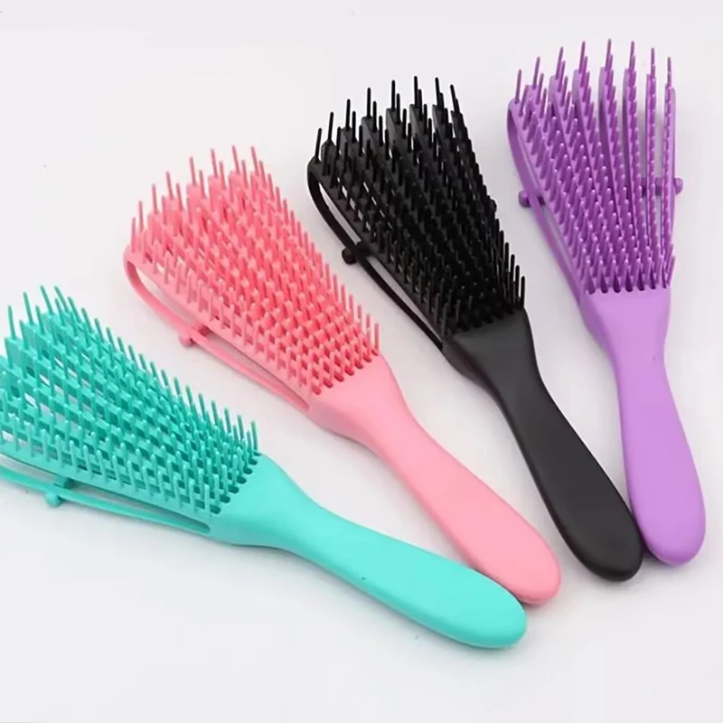 Hair Care Routine - 1pc Eight-claw Massage Comb Random Color