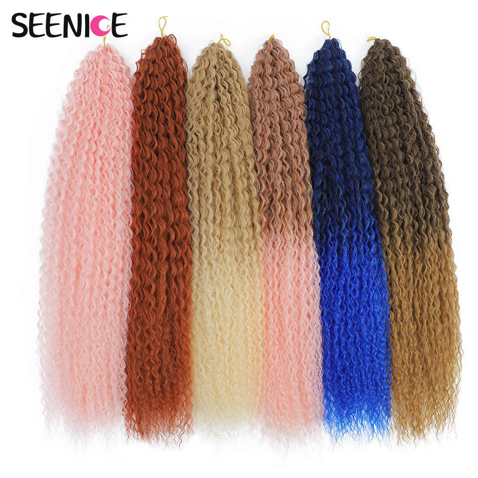 Crochet Braiding Hair - Kinky Curly Afro Curls Crochet Hair
