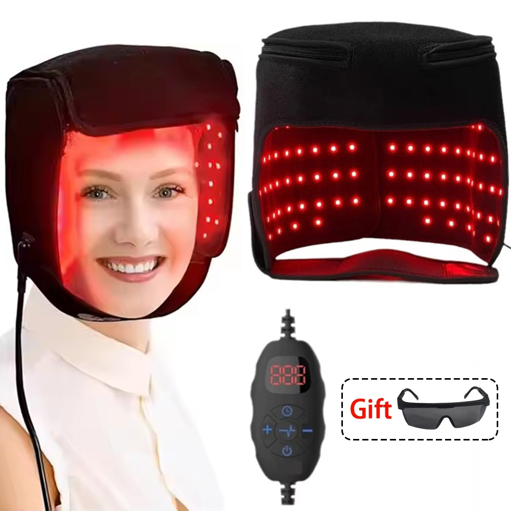 Hair Care Routine - LED Red Light Therapy Hat For