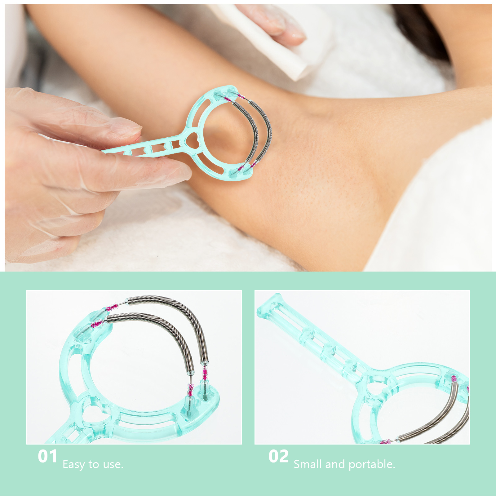 Hair Care Clinic - Facial Hair Remover Spring Epilator Eyebrow