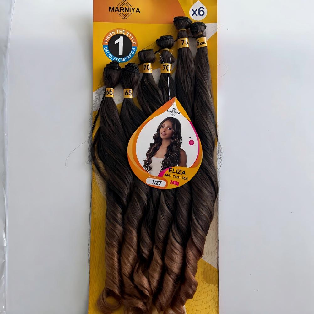 Crochet Braiding Hair - ELIZA French Curl Braid 6 Bundles