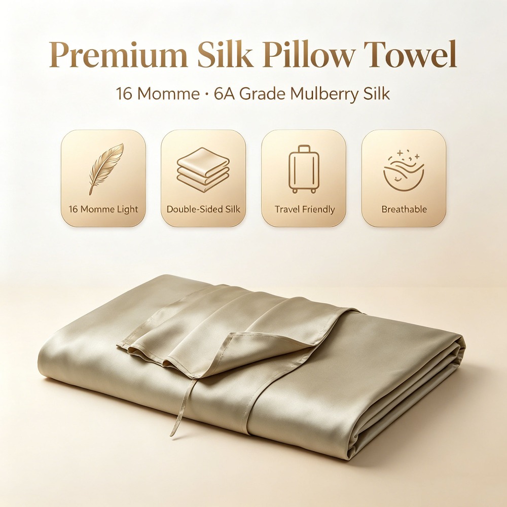 Hair Care Hospital - 16 Momme Mulberry Silk Pillow Towel