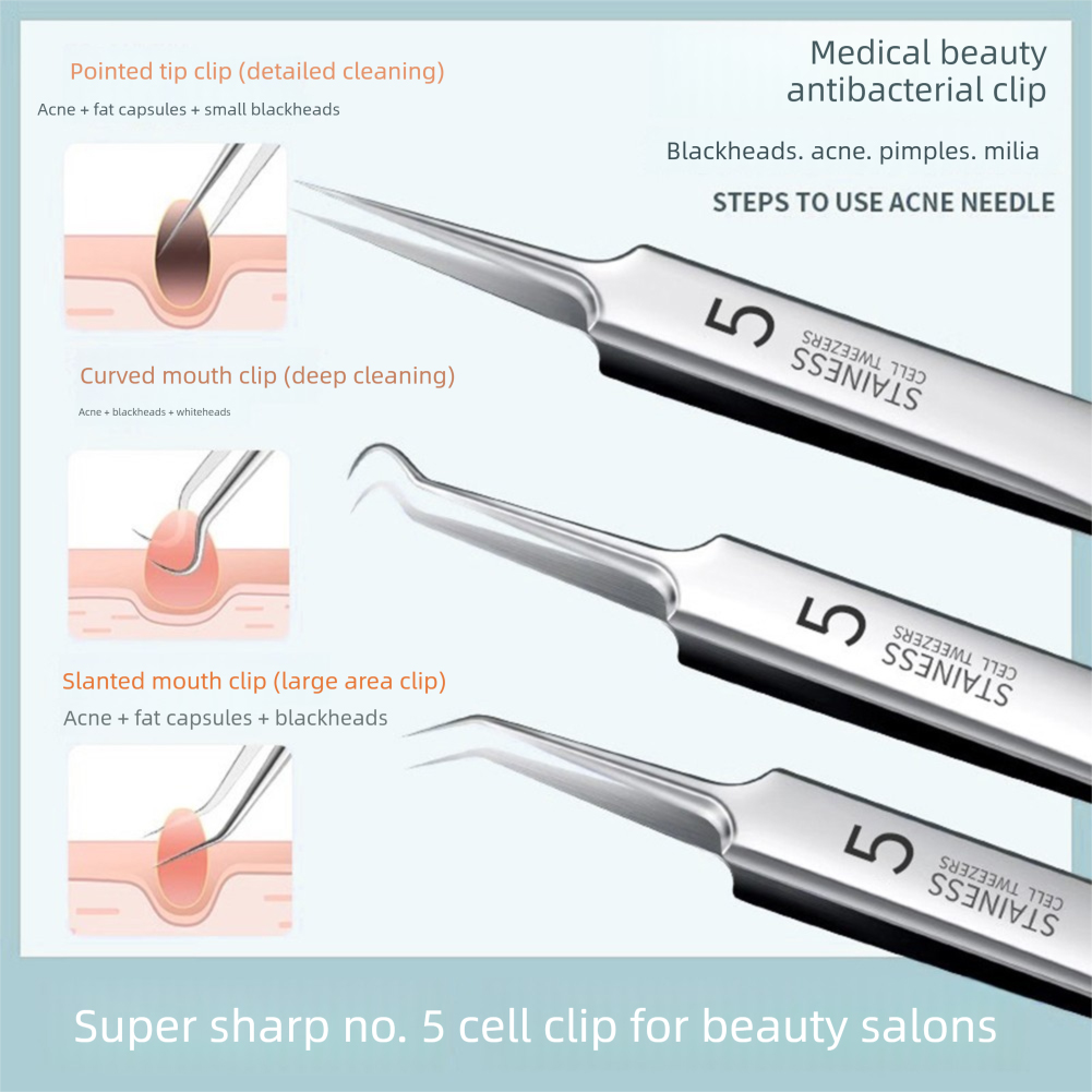 3-5pcs Ingrown Hair Tweezers A - Hair Care Clinic 评论和价格