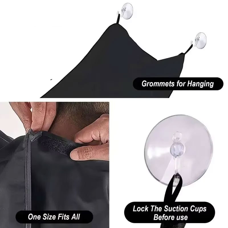 Men's Beard Shaving Apron - Cl - Hair Care Clinic 评论和价格