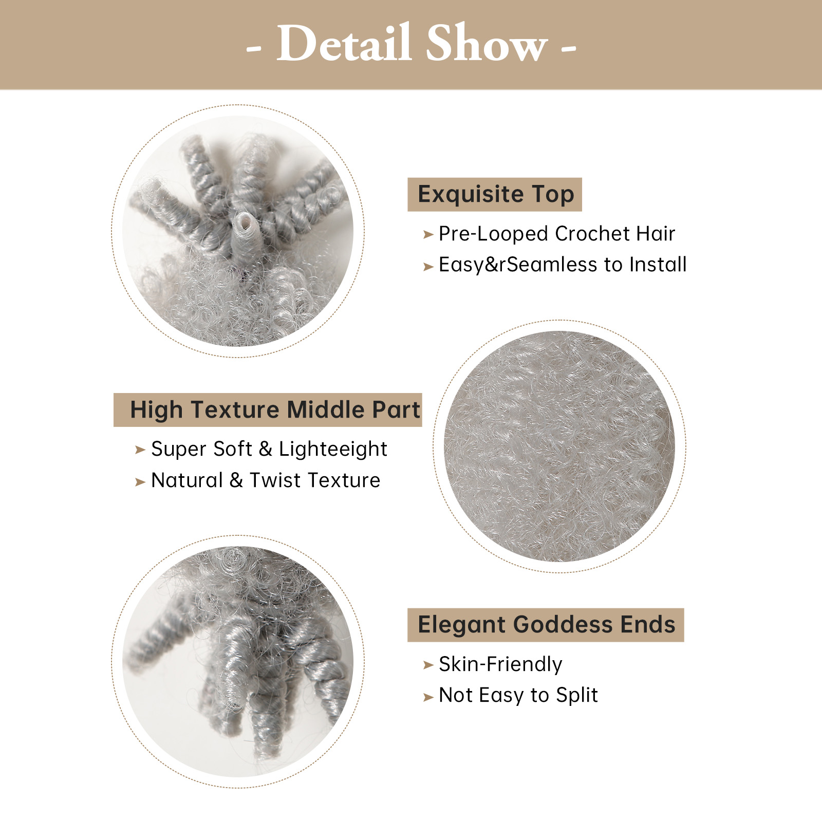 LOUIS FERRE Crochet Hair 16in  - Crochet Braiding Hair 评论和价格