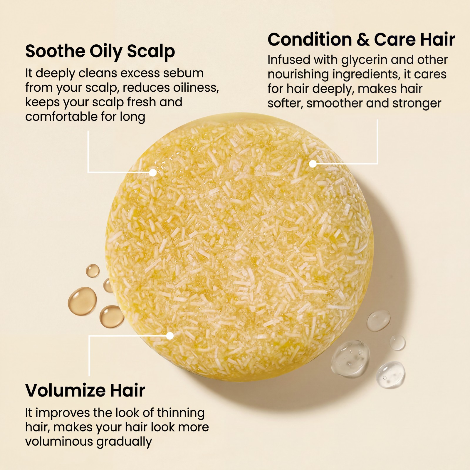 1Pcs Shampoo Bar Ginger Hair C - Hair Care Pantene 评论和价格