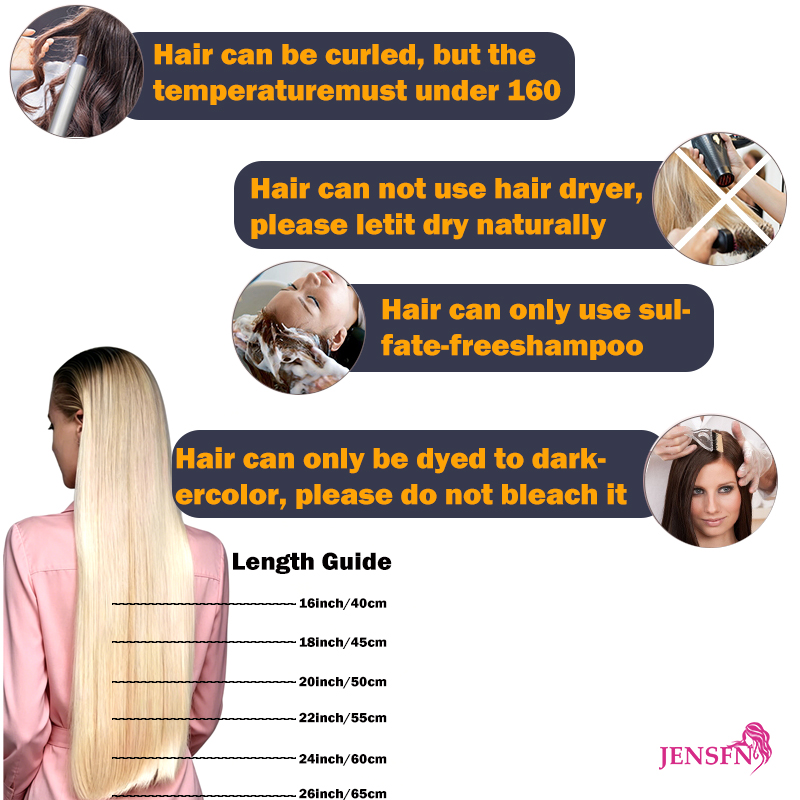 JENSFN Straight  I Tip Hair Ex - Hair Care Tips 评论和价格