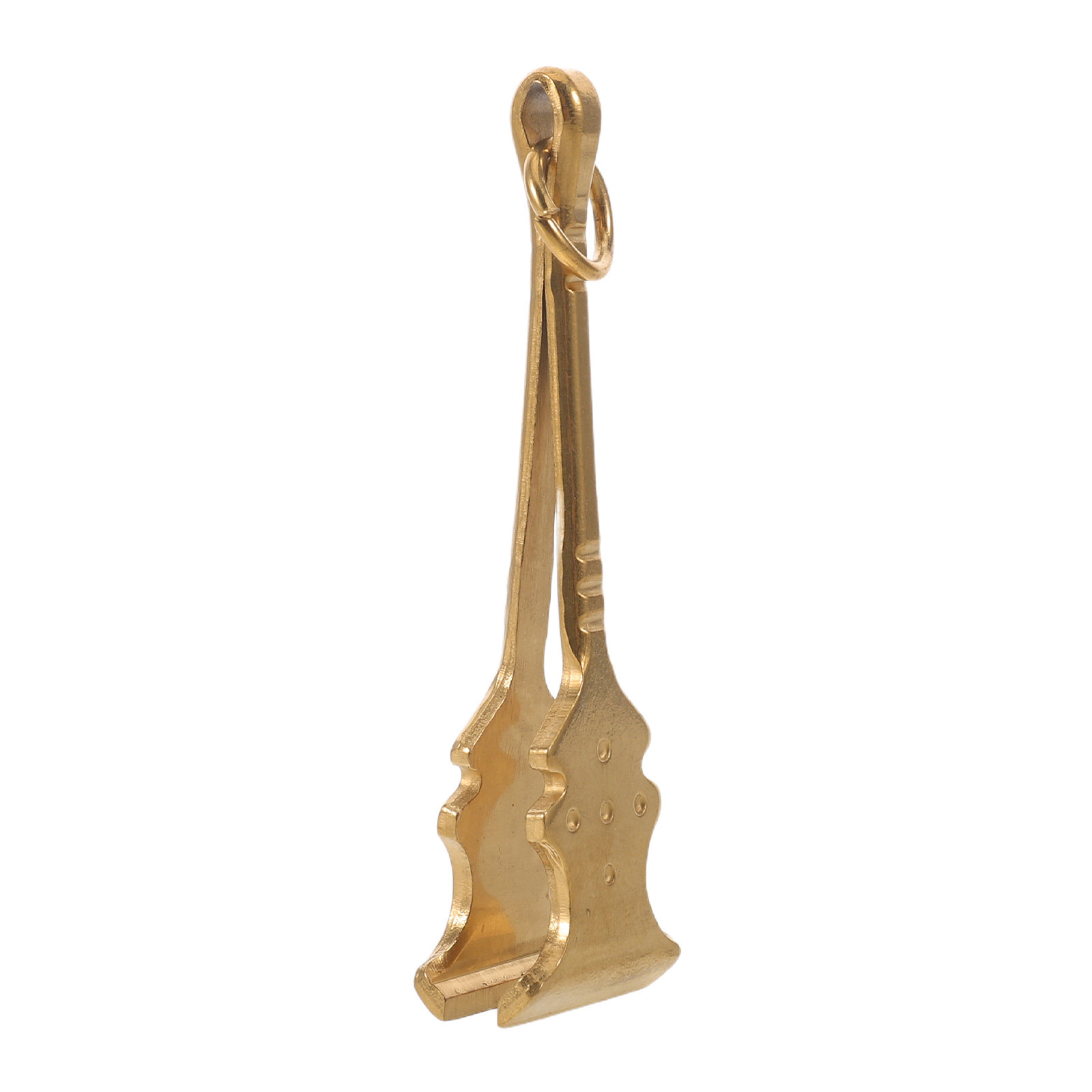 Wide Tip Gold Guitar Shaped St - Hair Care Tips 评论和价格