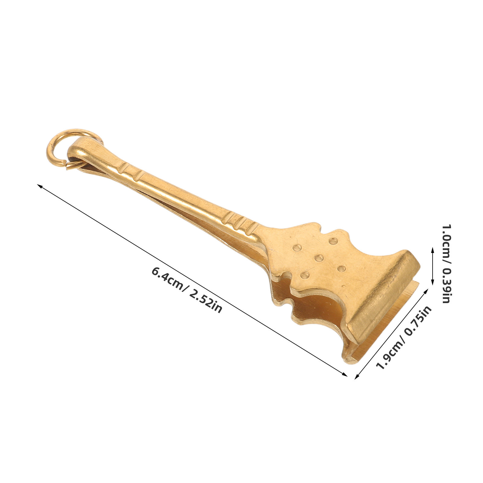 Wide Tip Gold Guitar Shaped St - Hair Care Tips 评论和价格