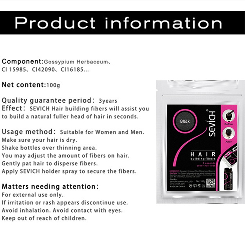 500g SEVICH Keratin Hair Fiber - Hair Care Keratin Treatment 评论和价格