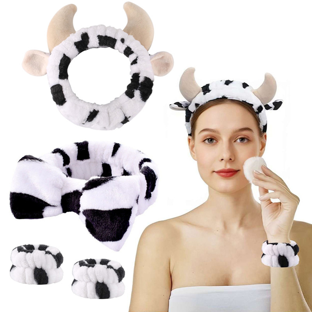 4pcs 3D Cow Headband Super Cut - Hair Care Routine 评论和价格