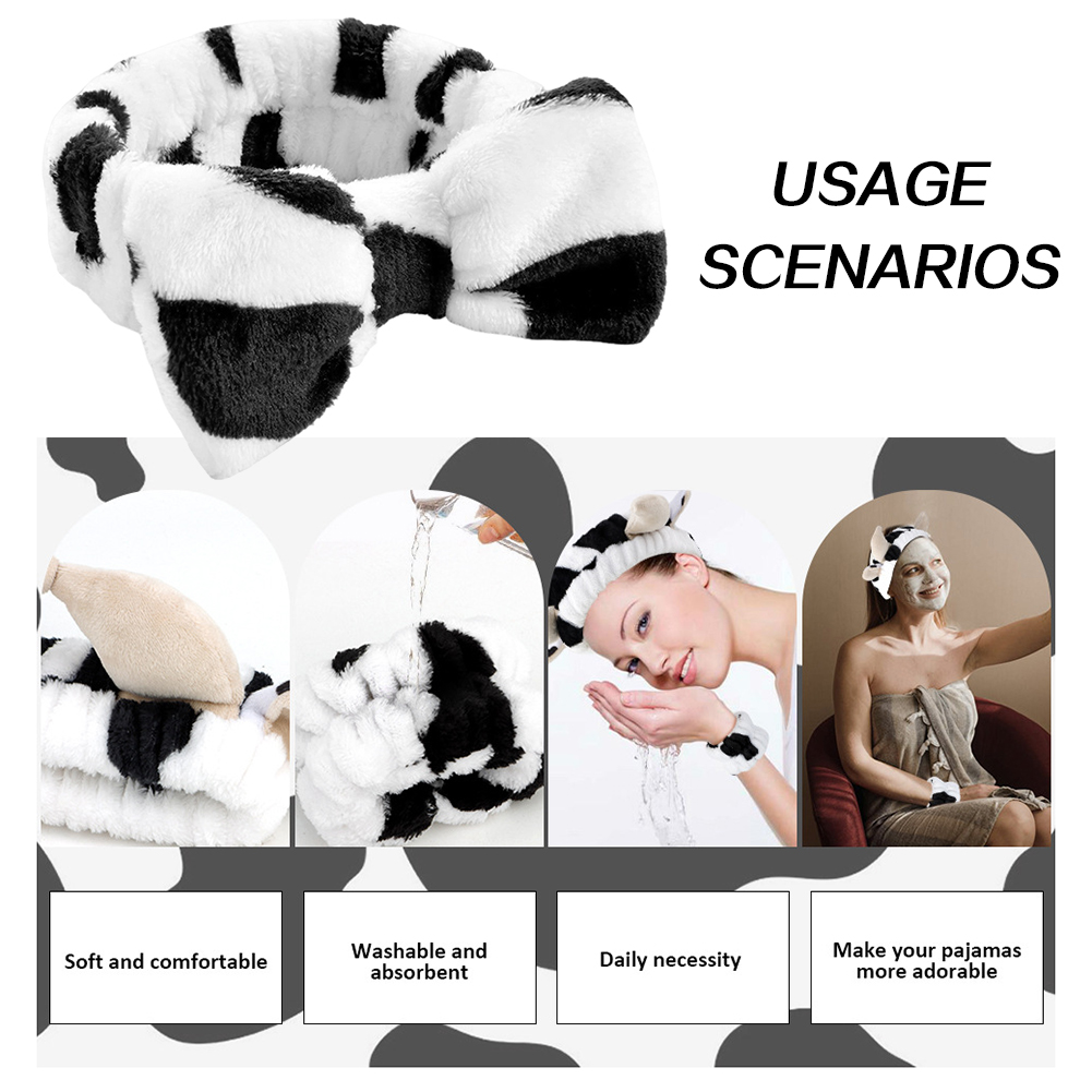 4pcs 3D Cow Headband Super Cut - Hair Care Routine 评论和价格