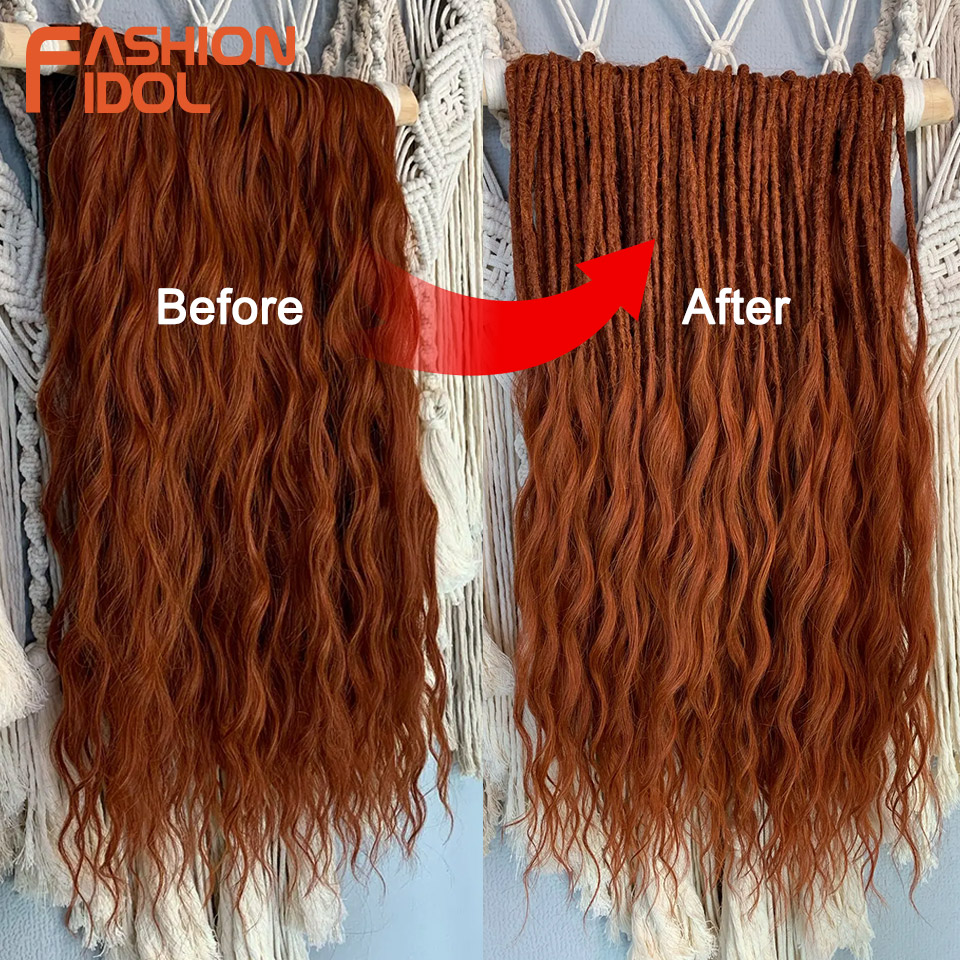 FASHION IDOL Orange Twist Croc - Crochet Braiding Hair 评论和价格