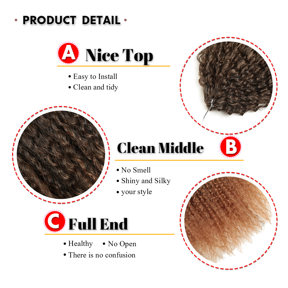20 Inch Brazilian Crochet Brai - Crochet Braiding Hair 评论和价格