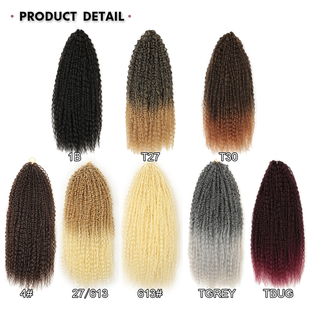 20 Inch Brazilian Crochet Brai - Crochet Braiding Hair 评论和价格