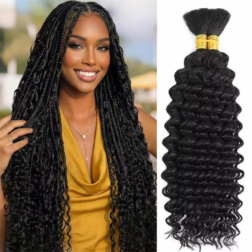 Deep Wave Bulk Human Hair Brai - Hair Care Formulation 评论和价格