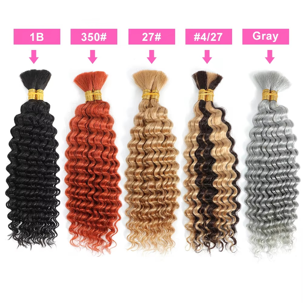 Deep Wave Bulk Human Hair Brai - Hair Care Formulation 评论和价格