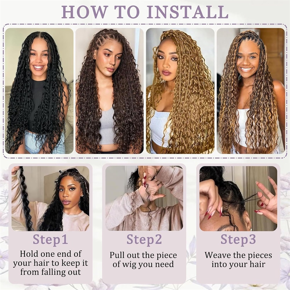 Deep Wave Bulk Human Hair Brai - Hair Care Formulation 评论和价格