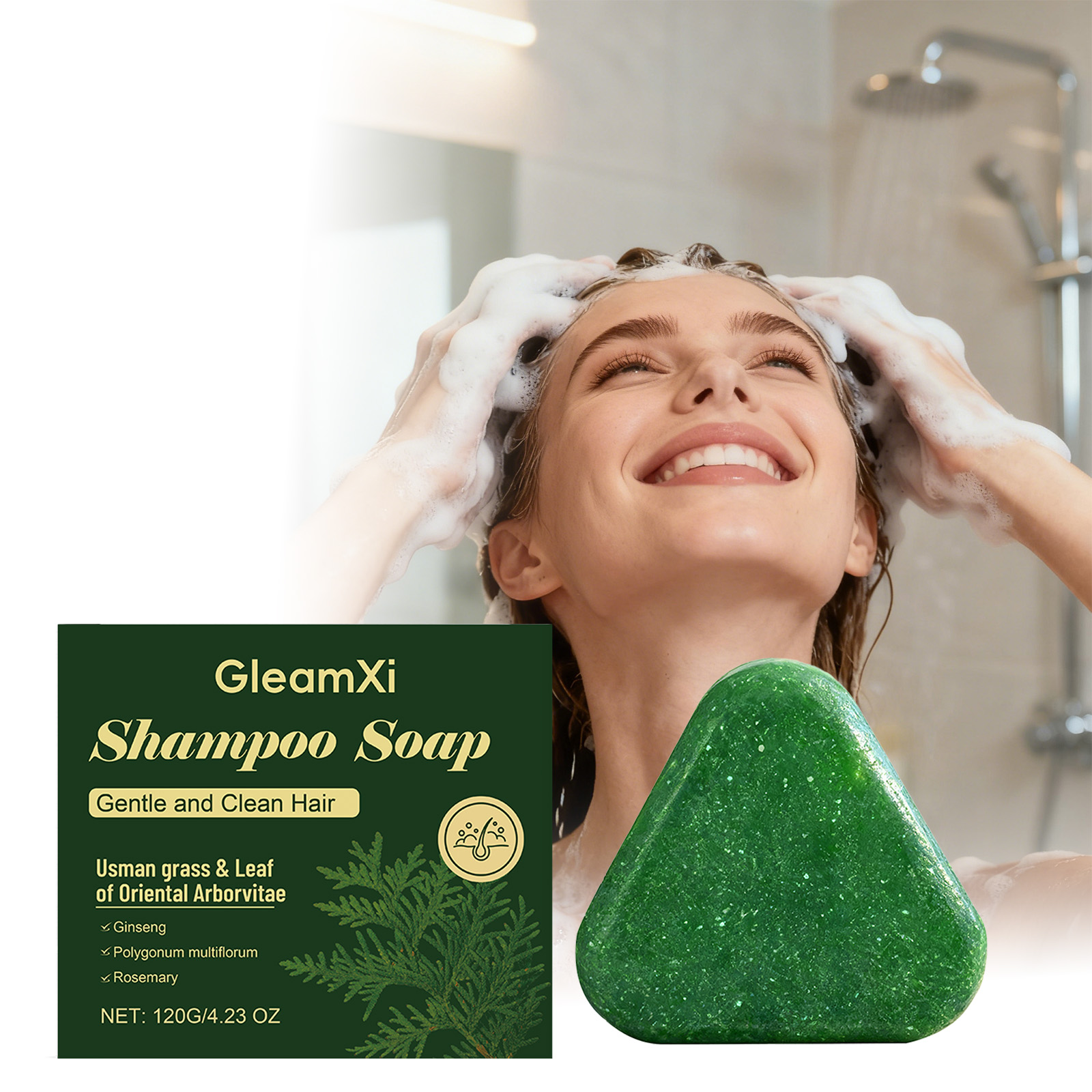 Usman Shampoo Soap Cleans Scal - Hair Care Pantene 评论和价格