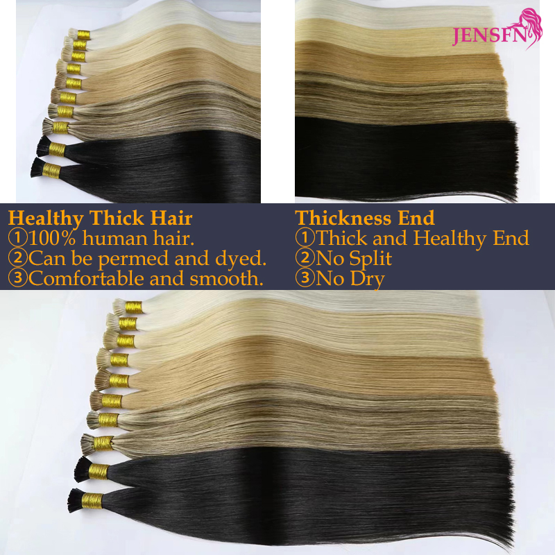 JENSFN I Tip Hair Extensions 1 - Hair Care Tips 评论和价格