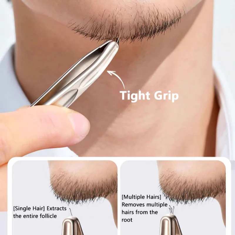 Premium Round Tip Tweezers Pre - Hair Care Tips 评论和价格