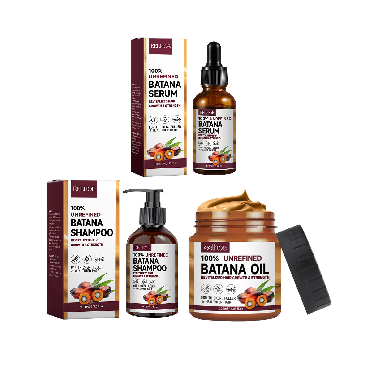 EELHOE Natural Batana Oil Deep - Hair Care Keratin Treatment 评论和价格