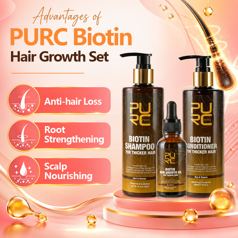 PURC Biotin Hair Growth Oil Sh - Hair Care Keratin Treatment 评论和价格