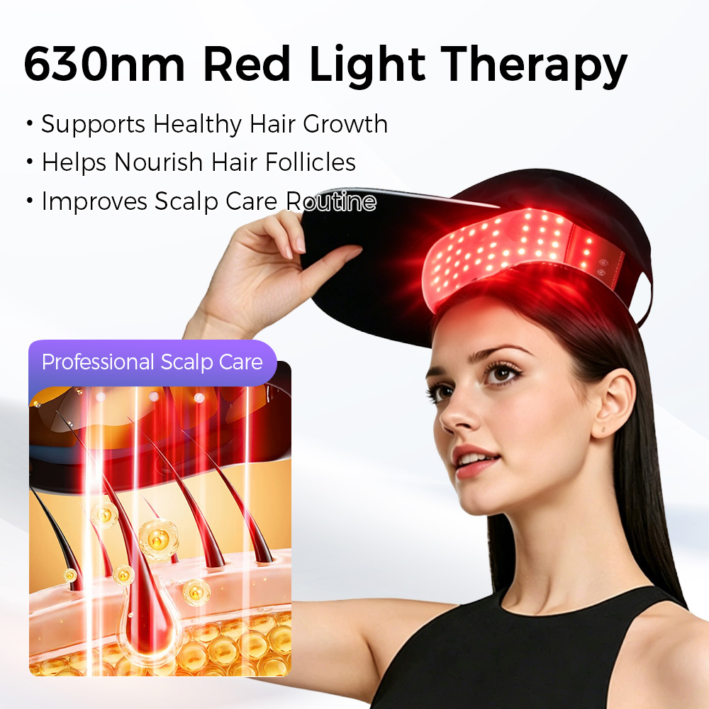 LED Hair Growth Cap Red Blue L - Hair Care Routine 评论和价格