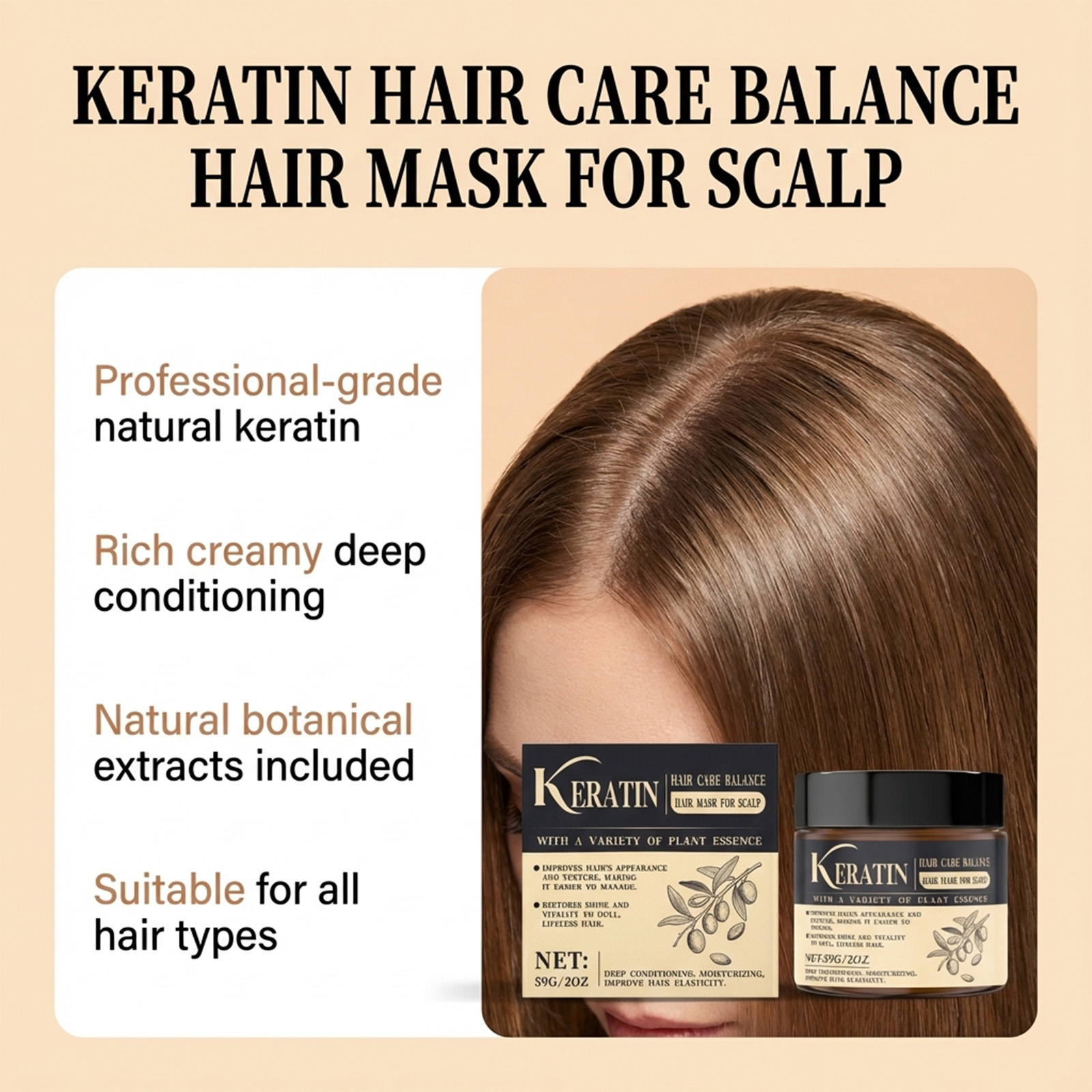 Magic Keratin Hair Mask For Da - Hair Care Keratin Treatment 评论和价格